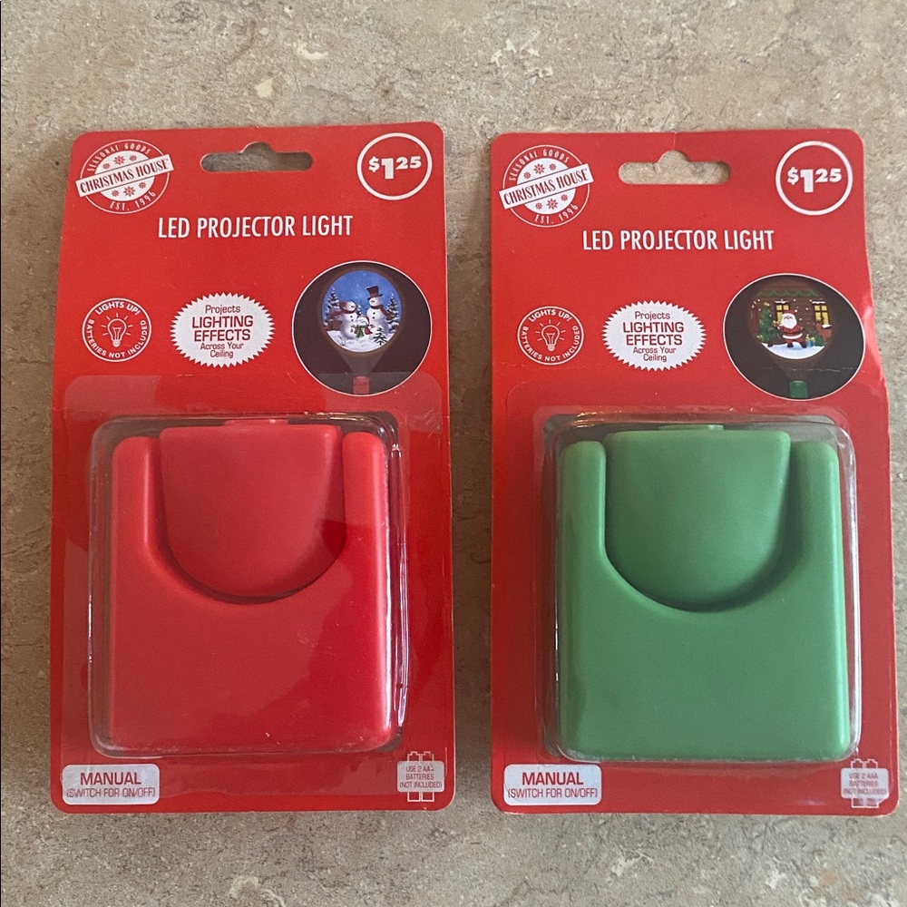 NEW SET of 2 Christmas Led projector light - SHIPS QUICKLY
